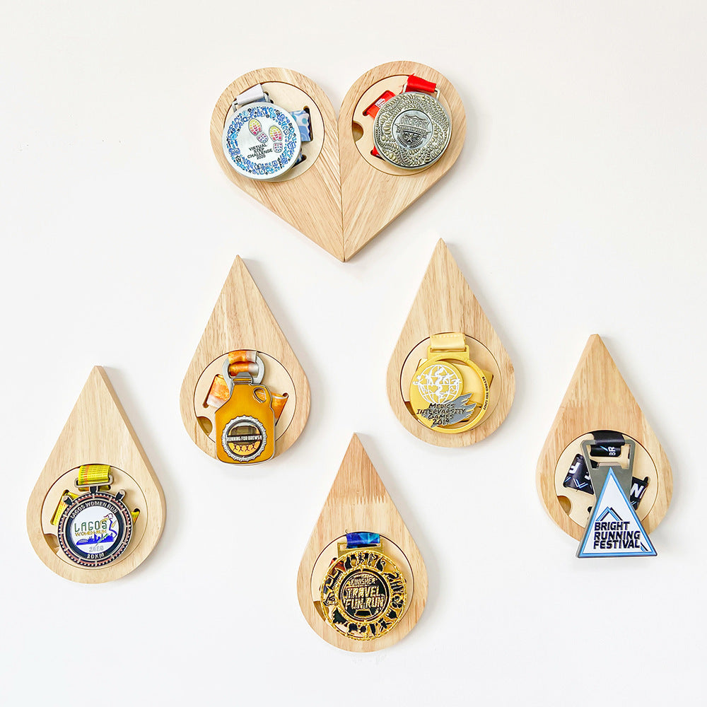 Honeycomb Medal Display Frame Hexagon