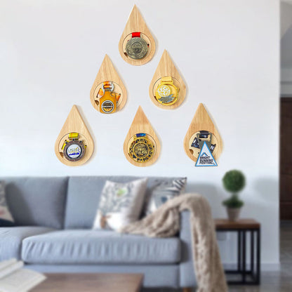 Honeycomb Medal Display Frame Hexagon