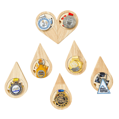 Honeycomb Medal Display Frame Hexagon
